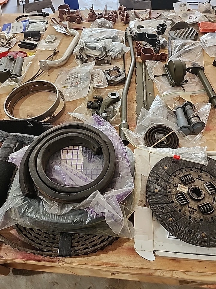 大量零件 批量 来自拆卸的 CJ2A Willys Jeep 和 WW2 MB 重建和全新 — 第 4/4 张图片