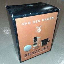 Van Der Hagen Boar Shave Set with Soap Brush Stand and Mug New Open Box K