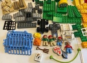 2012 LEGO Duplo Set 6157 BIG ZOO Complete Set Animals & People 147 pcs Ages 2-5