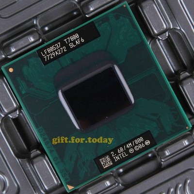   Core 2 Duo T7800 2.6 GHz 4MB 800 MHz Socket M CPU Processor #zc