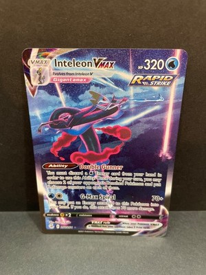 Inteleon VMAX (Alternate Art Secret) 266/264 Swsh08: Fusion Strike Holo NM