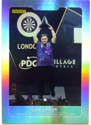 TCS 2722 Panini PDC Dart World Championsship Luke Littler Lim. 31/50 #MOM-06