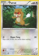 Patrat - 78/114 - Common - Pokémon Black and White Base