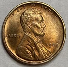 1909 VDB Uncirculated Lincoln Wheat Cent Exact Coin Imaged #LWC1399