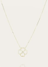 Collar de acero dorado Adone SNS25388-01WHT ZAG B