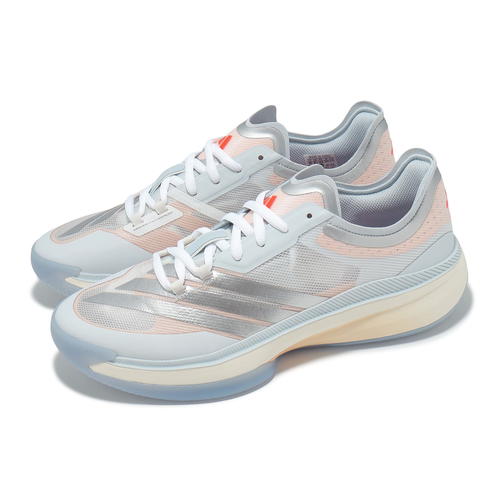 adidas Adizero Select 3.0 Halo Blue Silver Metallic Men Basketball Shoes JI4492