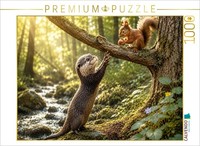 Calvendo Puzzle Whispers Of The Forest | 1000 Pieces, Finished Size 25.2 × 18.9