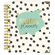 Pukka Pad, Carpe Diem Budget Planner Spiral Bound Notebook with 12 Month Cale...