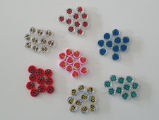 10 Lego Fliesen 1x1 bedruckt Biene Käfer/ Br...