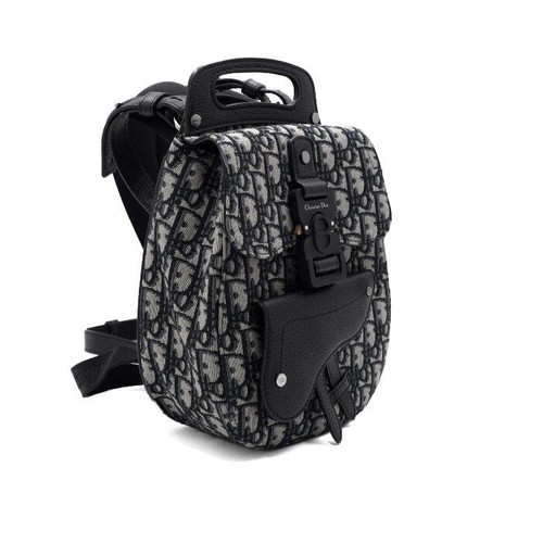 Dior Oblique Saddle Gallop Mini Unisex Sling Bag Crossbody Backpack 152314889 - Picture 3 of 7