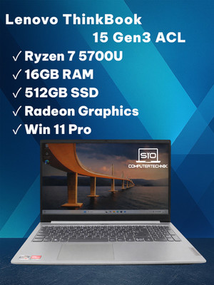 Lenovo ThinkBook 15 G3 ACL   Ryzen 7 5700U 16GB RAM 512GB SSD NVMe 15,6  Full HD