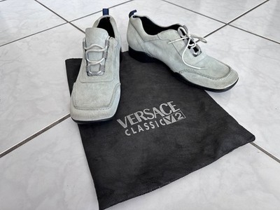 NEU VERSACE CLASSIC V2 Herren Leder Schuhe Mokassin Slipper Loafer EU46 VINTAGE