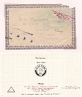 RARE 1952 KOREAN WAR POW dove cover. Peking China anti-American slogan in red. ‘
