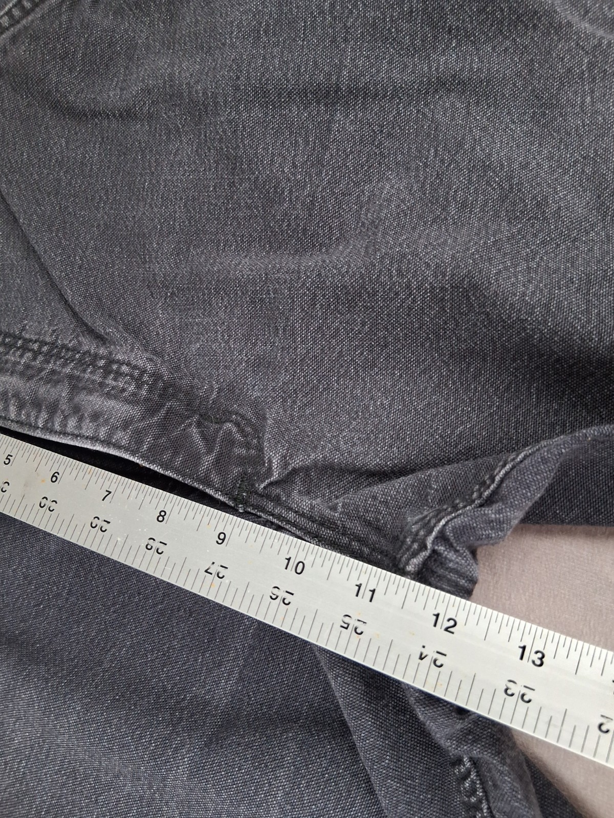 Carhartt FR Carpenter Jeans Mens 34x29 Fit Black Relaxed Work Pants 2112 Cat 2