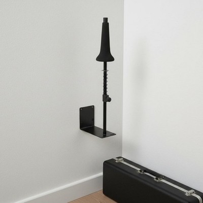 Slide Brass Instrument Wall Mount Padded Holder Music Gear Metal Build