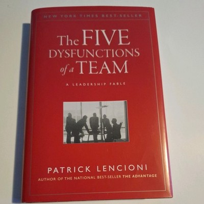 The Five Dysfunctions of a Team Patrick Lencioni 2002 HC DJ 1st Edition Business