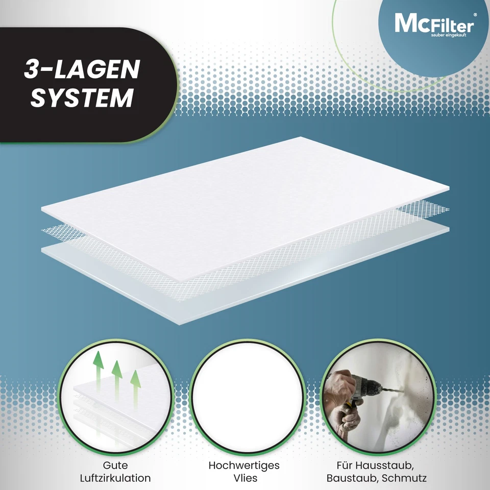 10-30 Staubsaugerbeutel für Cleanfix S 10, S 12, S10 Plus Staubsauger | Vlies - Bild 2 von 4