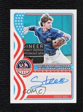 2025 Panini Stars and Stripes Laundry Tag 1/1 Steele Hall Patch Auto 0j81