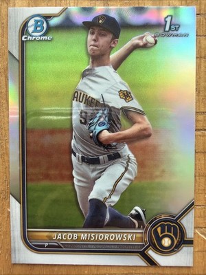2022 Bowman Draft - Chrome Jacob Misiorowski #BDC-132 Refractor (RC)