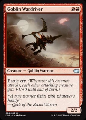 Goblin Wardriver - Light Play MTG Duel Decks: Merfolk vs Goblins