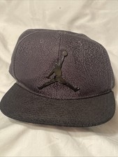 Youth Michael Jordan BlackAdjustable Snapback CapJumpman Baseball Hat