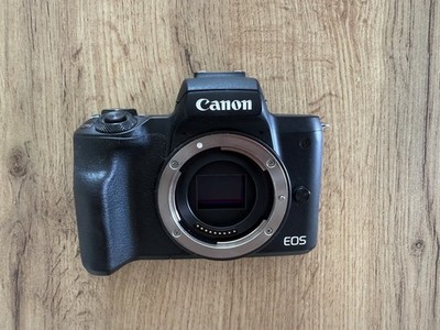 Canon EOS M50 Spiegellose Kamera Body 24.1MP 4K EF-M + Akku & Ladegerät Schwarz 