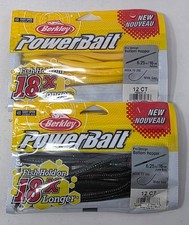 BERKLEY ' POWERBAIT ' 6.25" BOTTOM HOPPER ' 24 PCS ' MXED LOT OF 2
