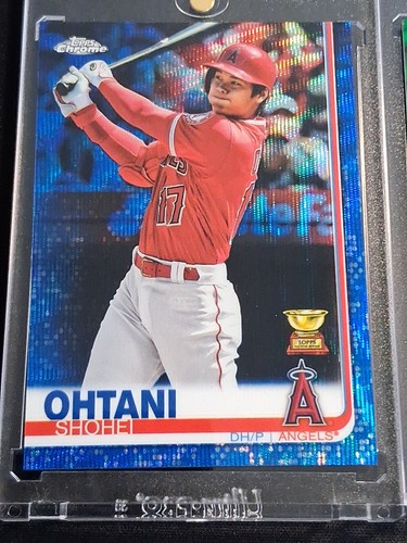 2019 Topps Chrome - Shohei Ohtani #1 Blue Wave Refractor /75 Angels Dodgers