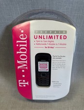 NEVER USED! SEALED! Nokia 1208 Black (T-Mobile) Cellular Phone Prepaid Unlimited