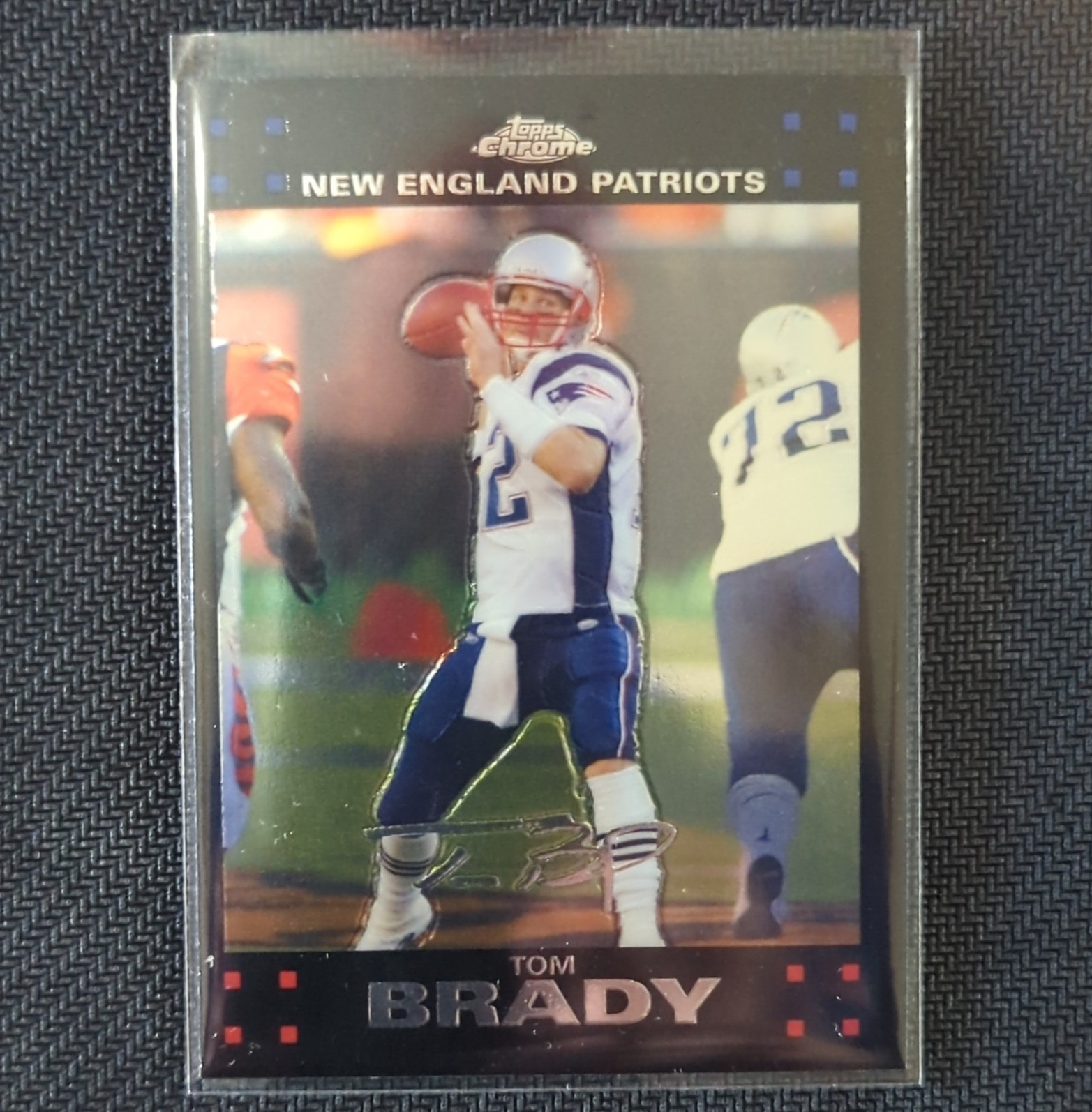 2007 Topps Chrome Tom Brady TC6 New England Patriots Football Card