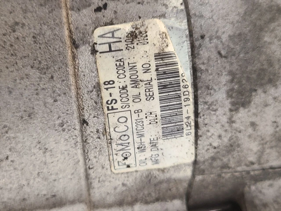 2006-2010 FORD EXPLORER AC Compressor 6 Cylinder 6L2Z19703HA Foto 3 de 4