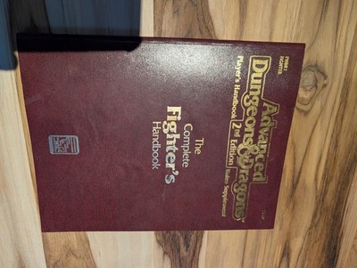 Advanced D&D 2nd Edition 2110 The complete Fighter's Handbook Dungeons& Dragon