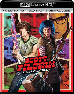 #ad Scott Pilgrim Vs. The World 4K UHD Blu ray Michael Cera NEW $14.99