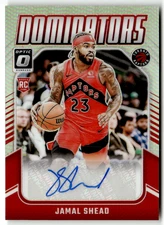 2024-25 Panini Donruss Optic NBA RDS-JML Jamal Shead Rookie Auto 5/99