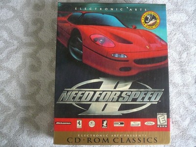Need for Speed II - Big Box - Windows 95 PC CD ROM Classics - Need For Speed 2
