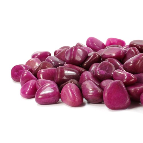 Achat Pink Dyed Dark Trommelsteine Indien 25-40mm 100g