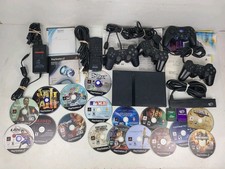 Sony PlayStation 2 PS2 Slim Console SCPH-70012 Bundle (TESTED)