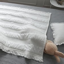 DAEGU1988HOME 100 Cotton Baby Toddler Patterned Bed Coverlet and Blanket