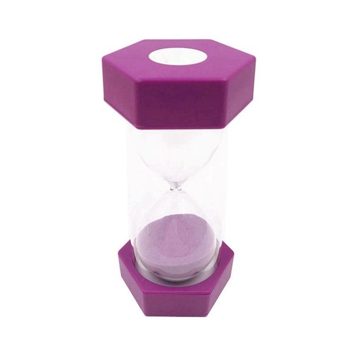 Simple Hexagon Sand Hourglass 6 Minutes Plastic Security Sand Timer Sandglass