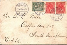 GOLDPATH: Netherlands cover 1944 to USA with letter CV929_P10