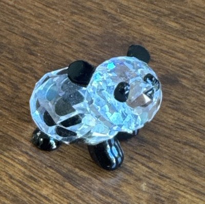 Swarovski Crystal Mini Baby Panda Figurine in Box 181081 A 7611 NR 000 002