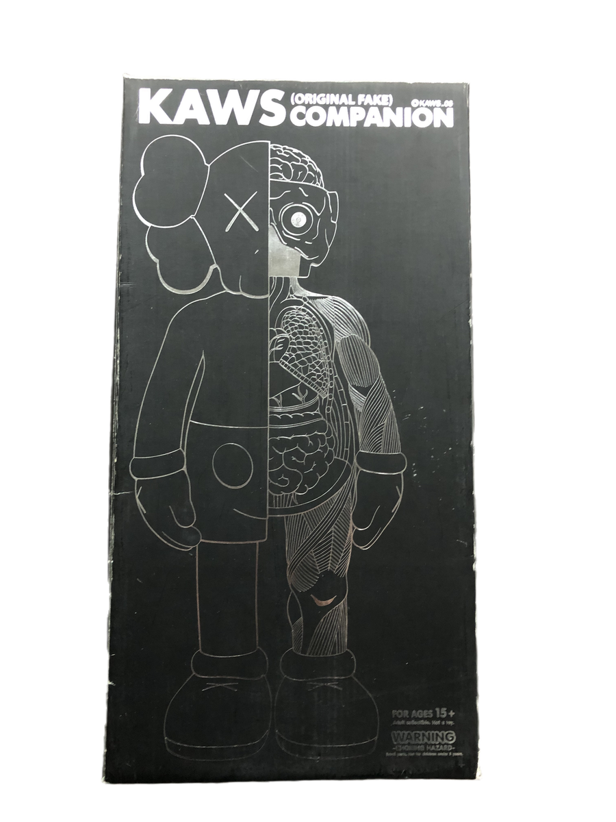 KAWS Dissected Companion Vinyl Figure Black | eBay