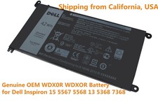 Genuine WDX0R Laptop Battery for Inspiron 15 5565 5567 5568 5578 7560 7570 7579