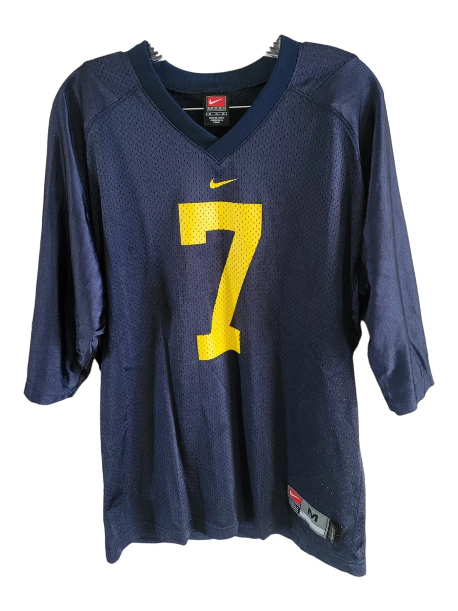 sende Præfiks flydende NIKE University of Michigan Team Apparel Jersey No. 7 NCAA Football  Men&#039;s Medium | eBay