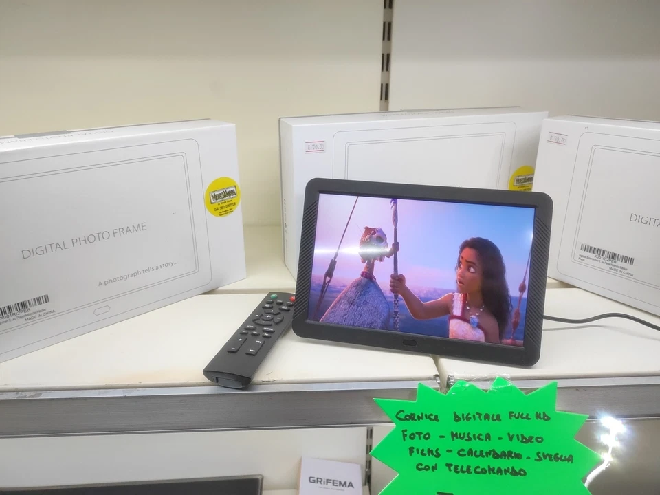 Cornice digitale 8 Pollici foto video audio usb-sd card - Immagine 2 di 3