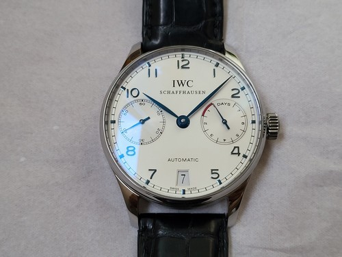 IWC Portuguese Portugieser 7 days 5001-07 5007 blue - Bild 10 von 10