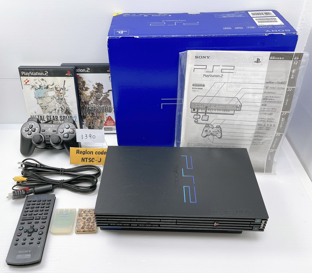 Refurbished PS2 SCPH-50000 Black w/DUALSHOCK 2 boxed NTSC-J Refurbished PS2 SCPH-50000 Black w/DUALSHOCK 2 boxed NTSC-J