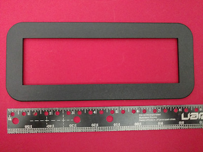 DIN Radio Repair Trim Panel 3/4 inch border for AM FM Stereo Dash 2X7