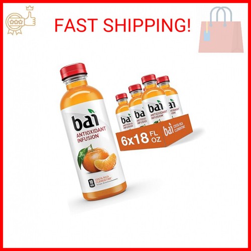 Bai Flavored Water, Costa Rica Clementine, Antioxidant Infused Drinks
