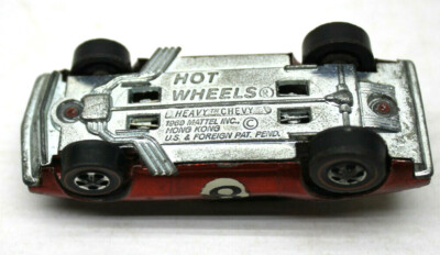 1969 Hot Wheels Redline Heavy Chevy Magenta Diecast Car Vintage
